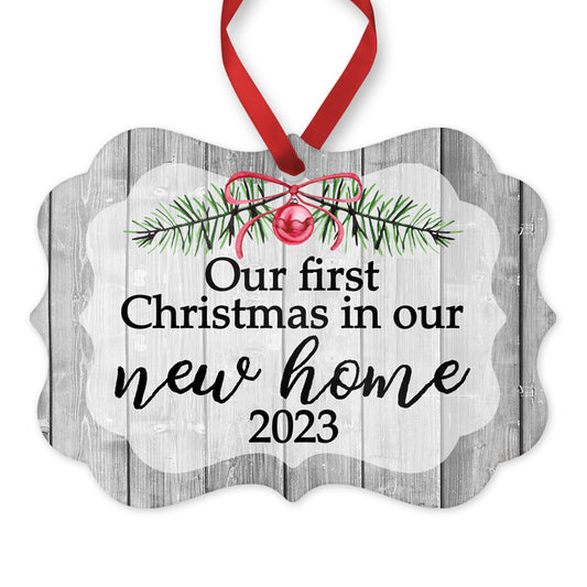 Our first Christmas in our new home Ornament 2023