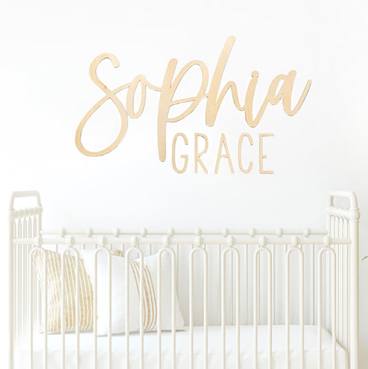 Sophia Grace Custom Nursery Name Sign
