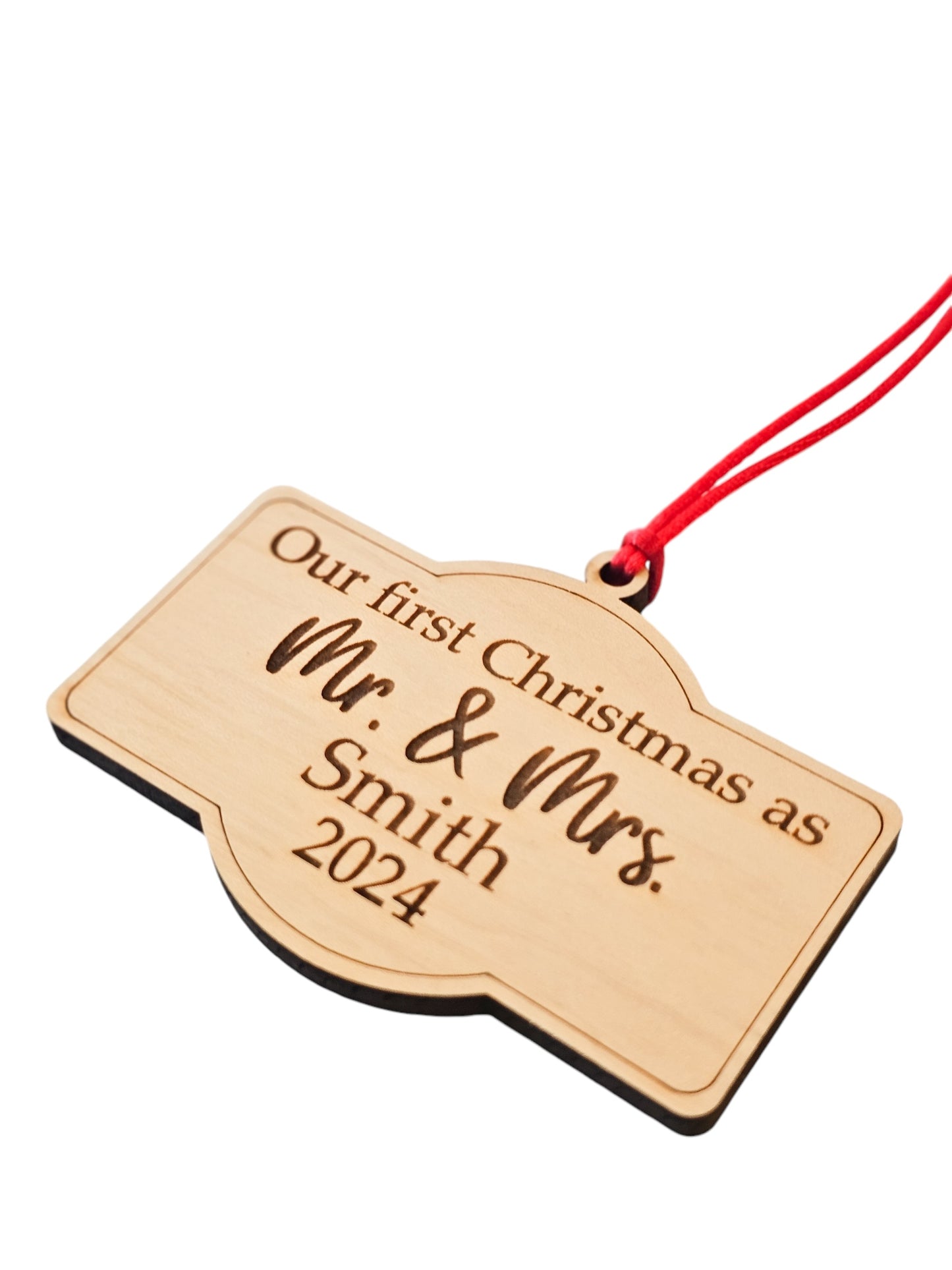 Our First Christmas as Mr and Mrs 2024, With Family Last Name