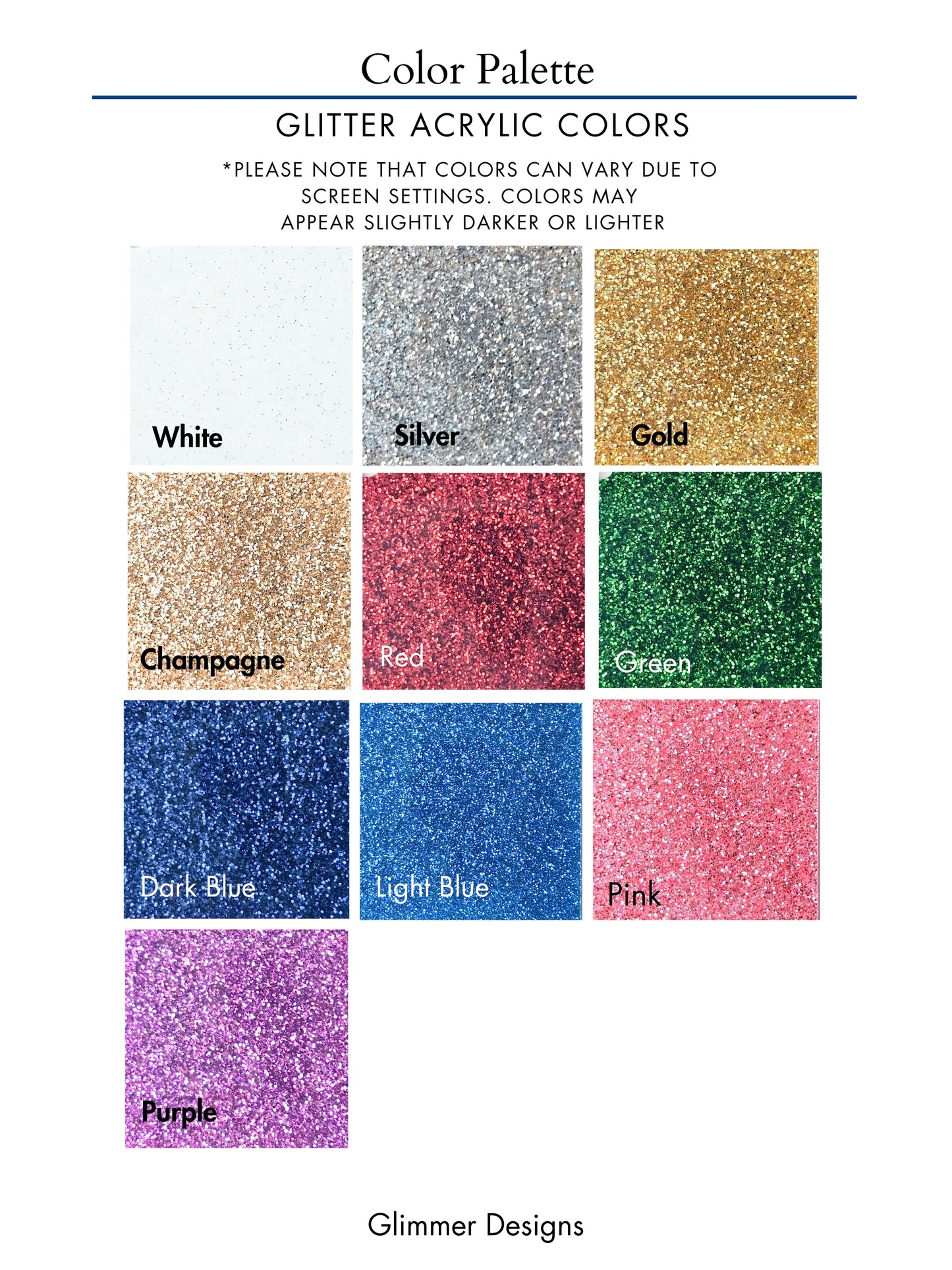 glitter acrylic colors for babys first christmas ornament