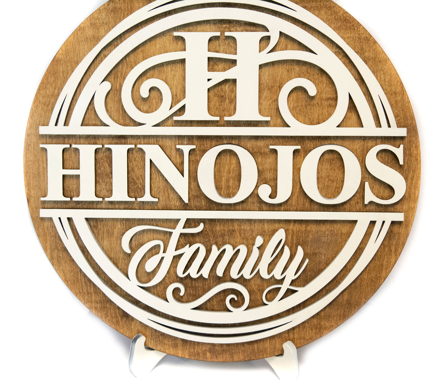 Personalized Wooden Name Sign for Familly