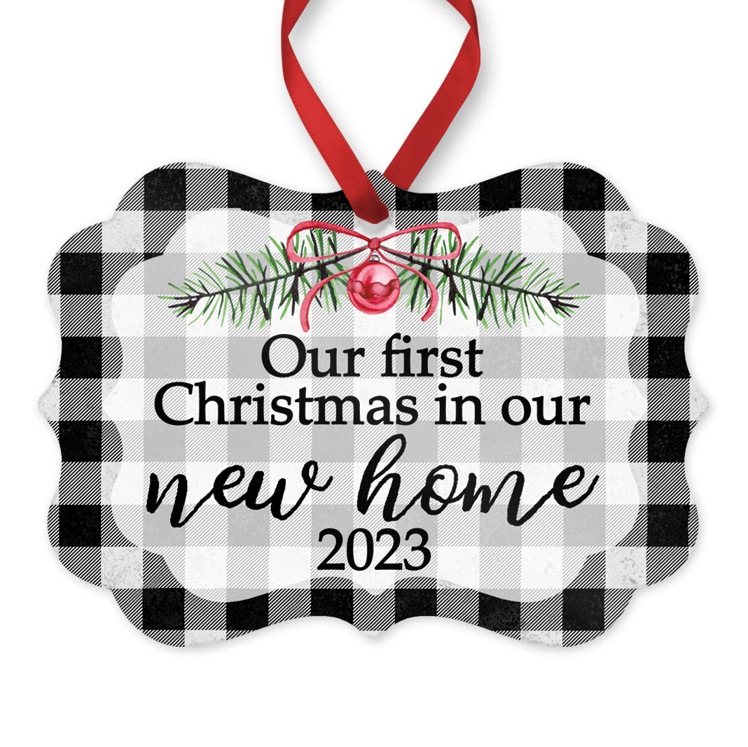 Our first Christmas in our new home Christmas Ornament 2023