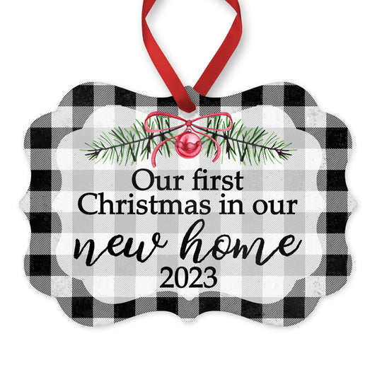 Our first Christmas in our new home Christmas Ornament 2023