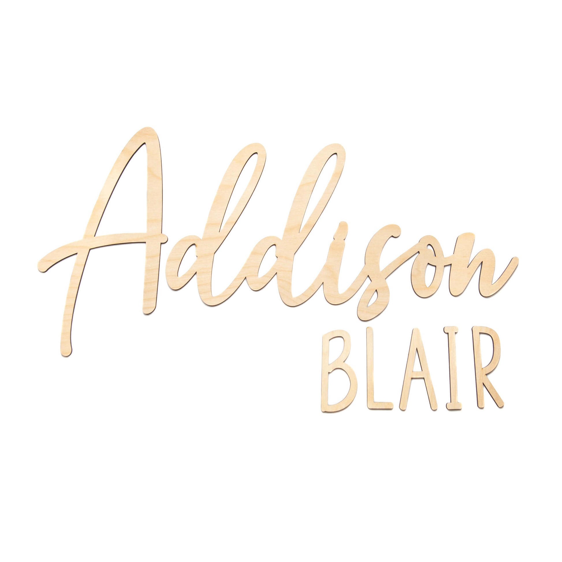 Addison Blair Custom Nursery Name Sign