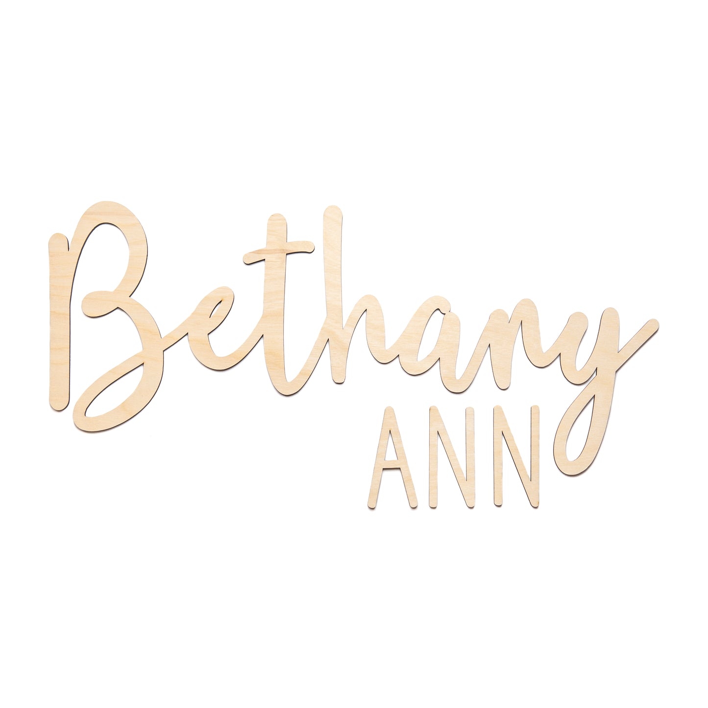 Bethany Ann Custom Nursery Name Sign