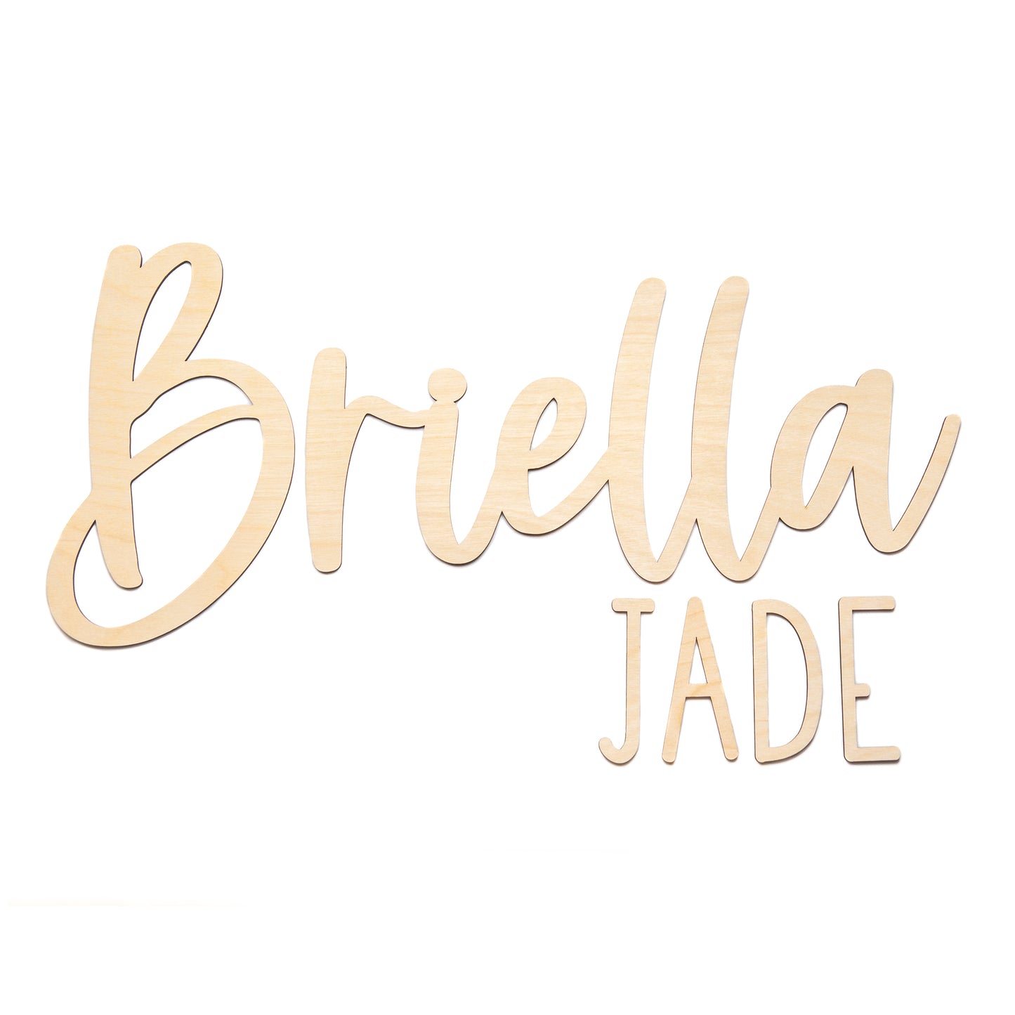 Briella Jade Custom Nursery Name Sign