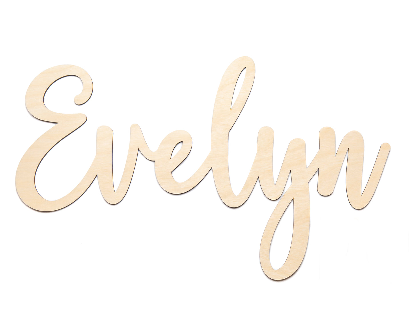 Evelyn Custom Nursery Name Sign