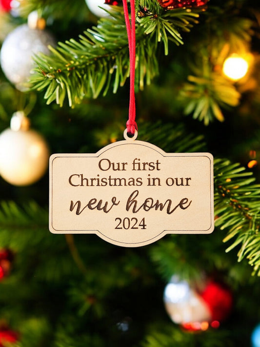 Our First Christmas in Our New Home Ornament