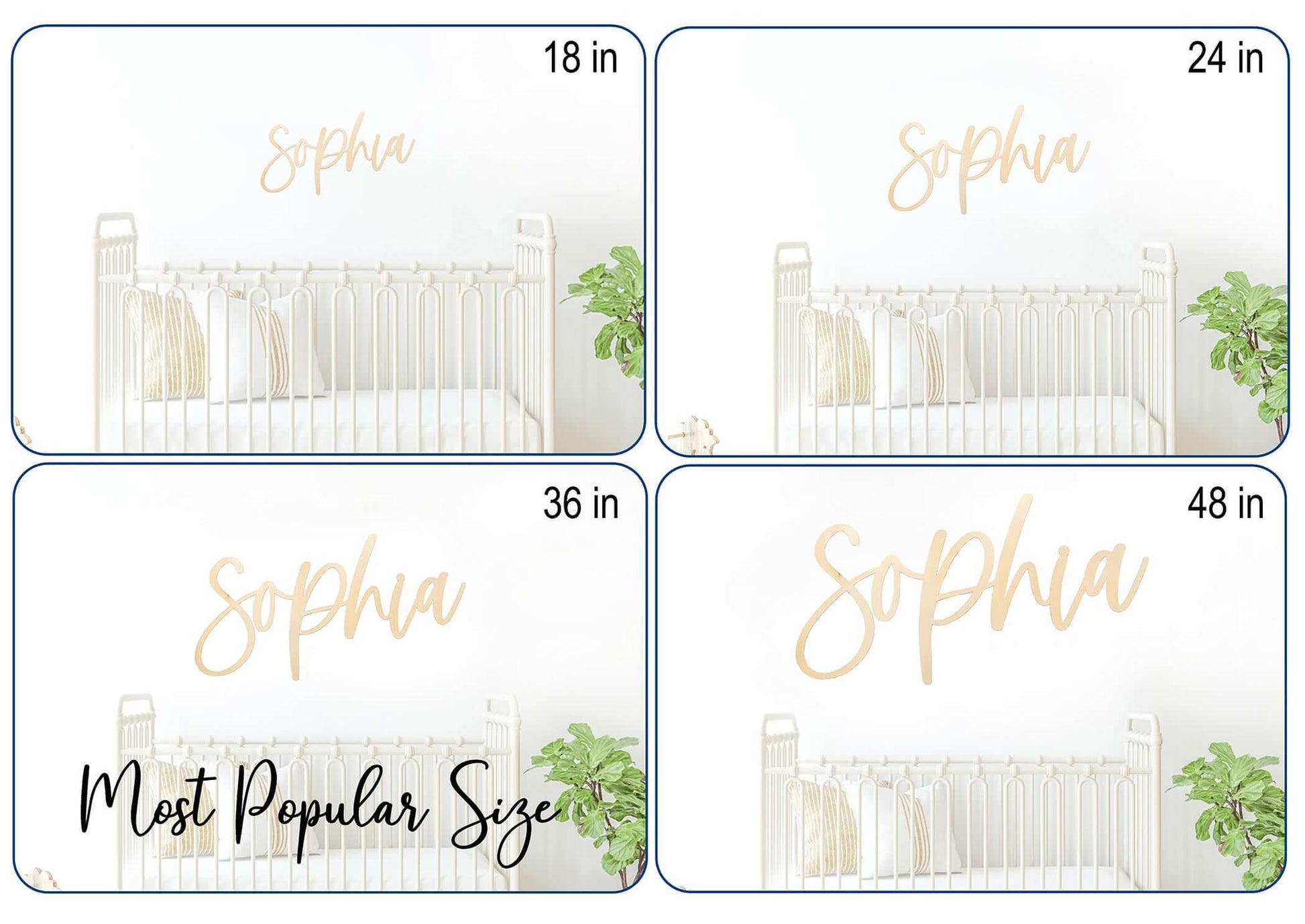 Addison Blair Custom Nursery Name Sign