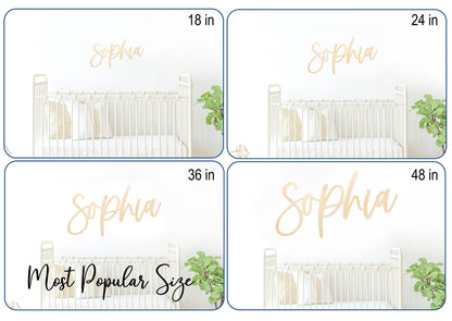 Sophia Grace Custom Nursery Name Sign