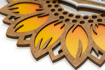 Personalized Sunflower Wooden Sign
