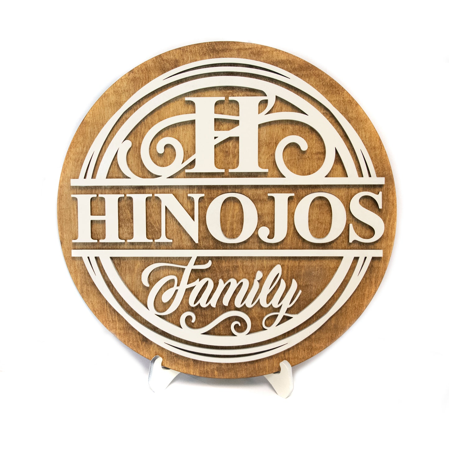 Personalized Wooden Name Sign for Familly